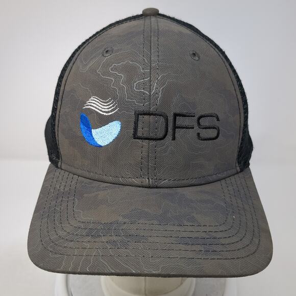 DFS Snapback Trucker Hat Multicolor One Size Adjustable Mesh Back Dri-Duck - Picture 2 of 9